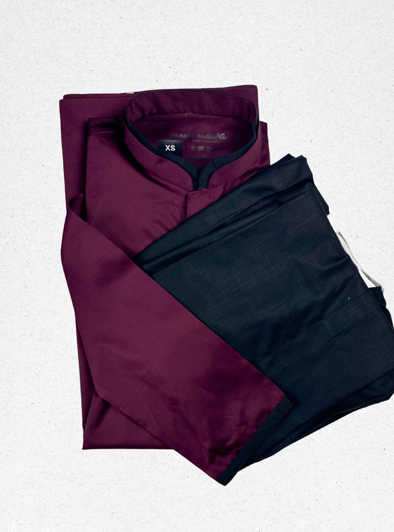 Maroon & Black - Two Tone Kurti