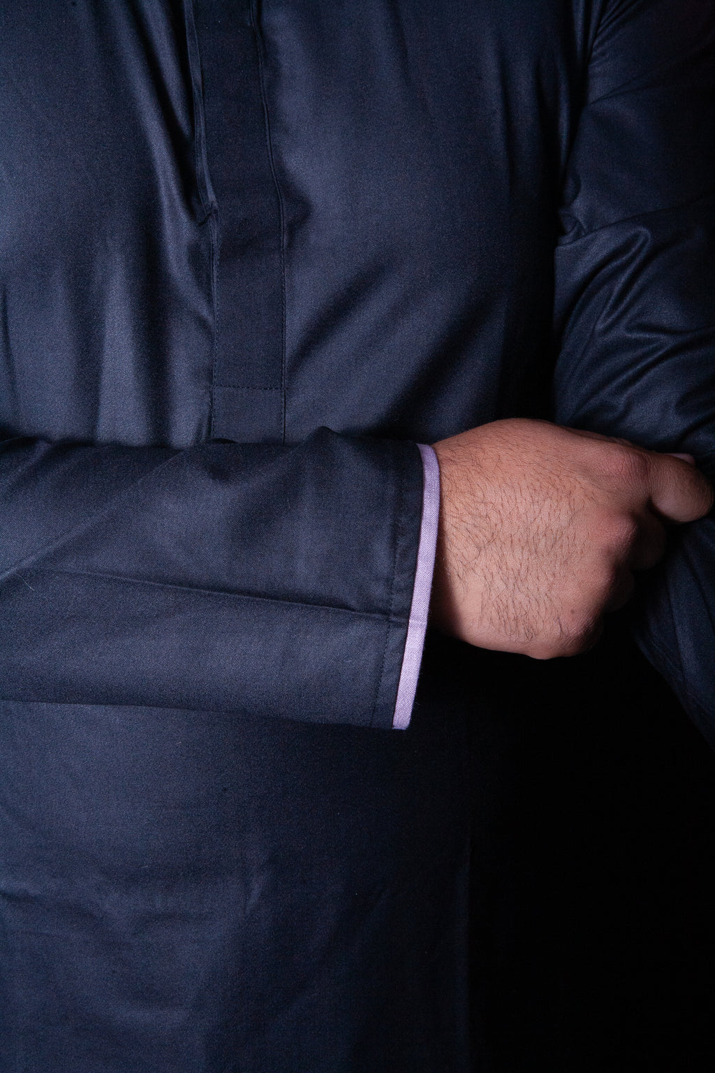 Black & Purple - Two Tone Kurti