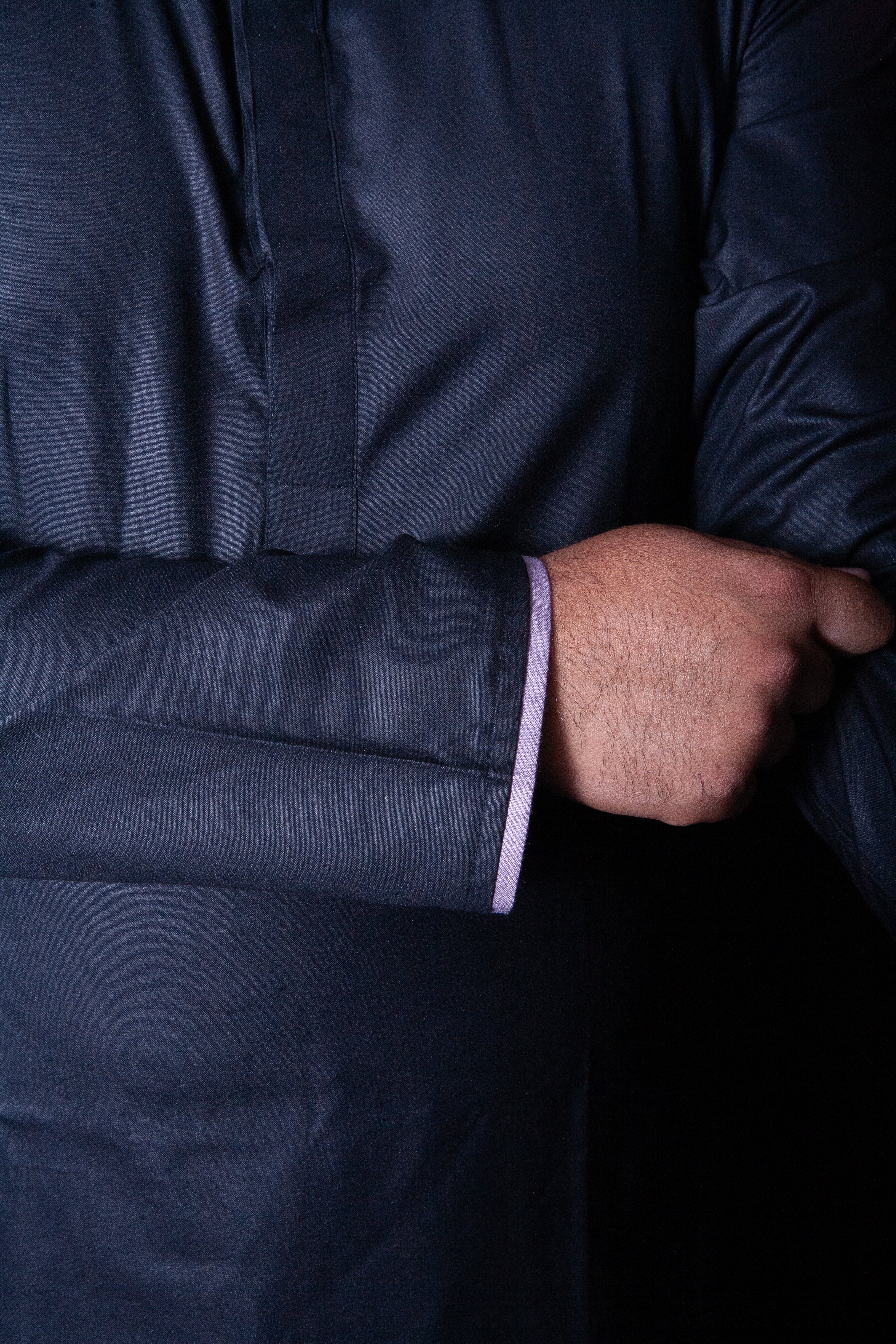 Black & Purple - Two Tone Kurti