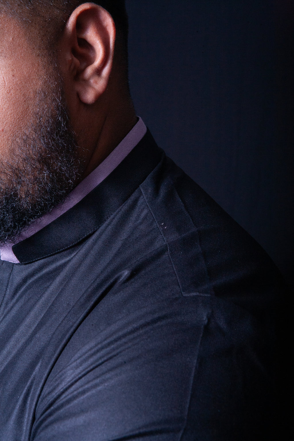 Black & Purple - Two Tone Kurti